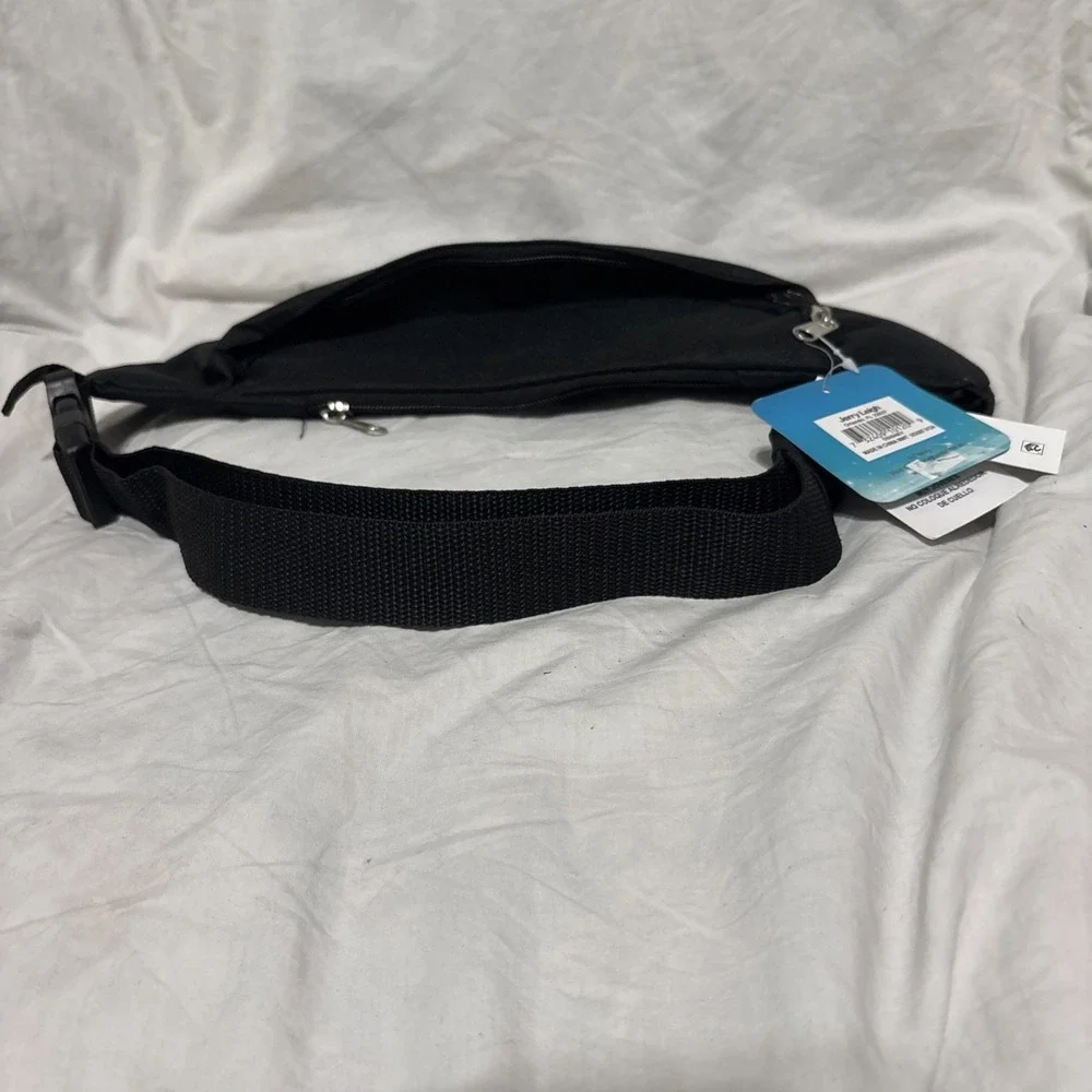 Disney Mickey and Minnie Mouse‎ Peeking Fanny Pack Black Pouch Bag NWT